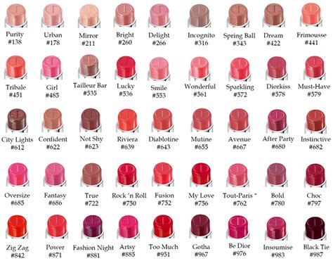 Dior Addict lipstick colors